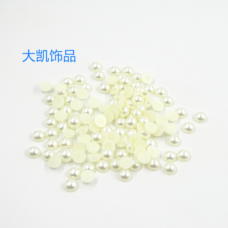 Imitation Pearl abs semicircle Pearl mobile phone diy pearl accessories nail art Pearl wholesale diy jewelry accessories