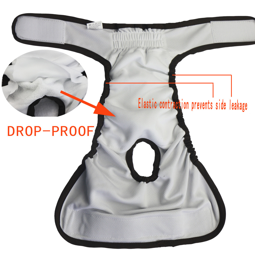 Pantalones fisiológicos para mascotas, pañales para perros, pantalones menstruales antiharasgo para perras, pañales para perros grandes image 7