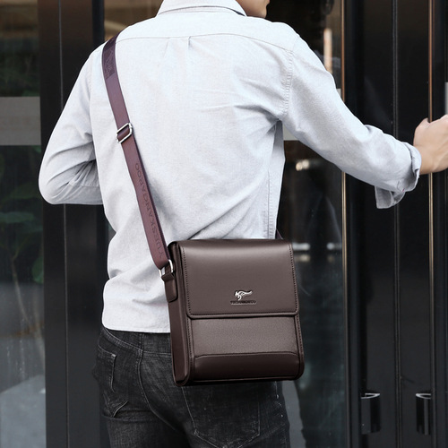 Yuesen men's bag, shoulder bag, cross-body bag, business men's backpack, fashionable Korean semi-stereotyped bag, HA-021 simple