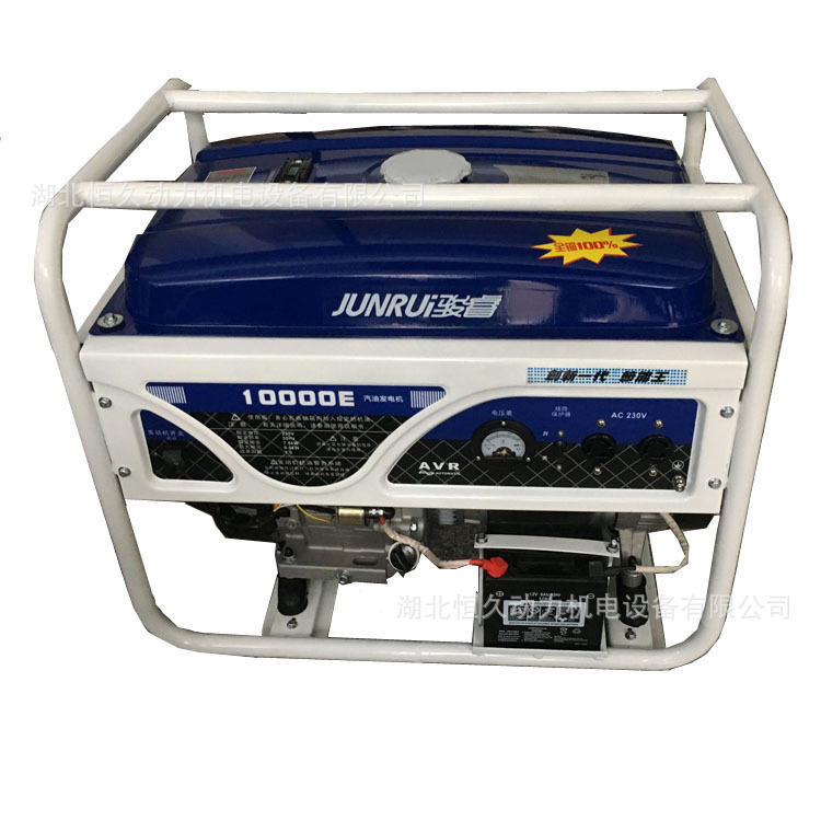 潜江市8千瓦汽油发电机批发.骏睿8kw汽油发电机组单相电启动