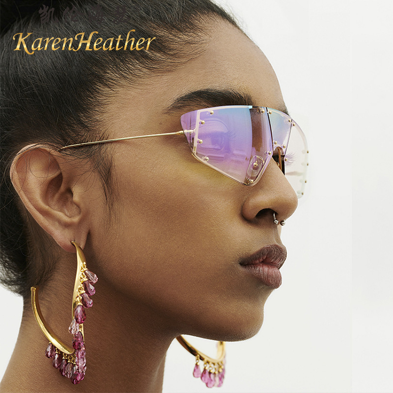 Clearance processing Rihanna small frame sunglasses 903 European and American personality men and women sunglasses cross-border fashion sunglasses