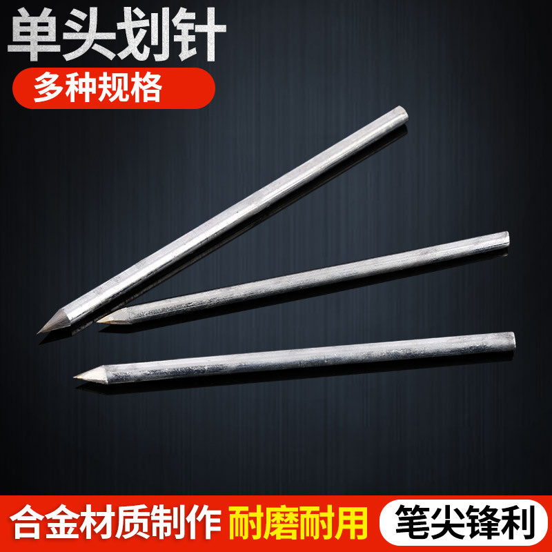Manufacturer Wholesale Single-Head Scribing Needle Construction Decoration Tile Scribing Pen Fitter Diamond Glass Scribing Needle Engraving Pen