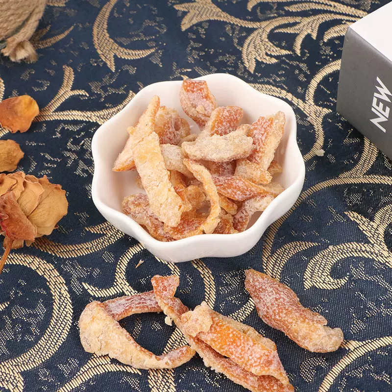 散装盐津陈皮10斤装九制陈皮条蜜饯泡水零食发批橘子皮桔皮果脯厂