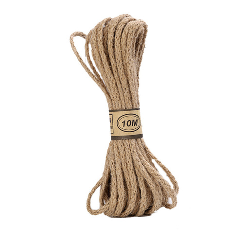 Double braided 6MM jute rope retro kindergarten DIY handmade decorative braided rope supports generation from generation to generation