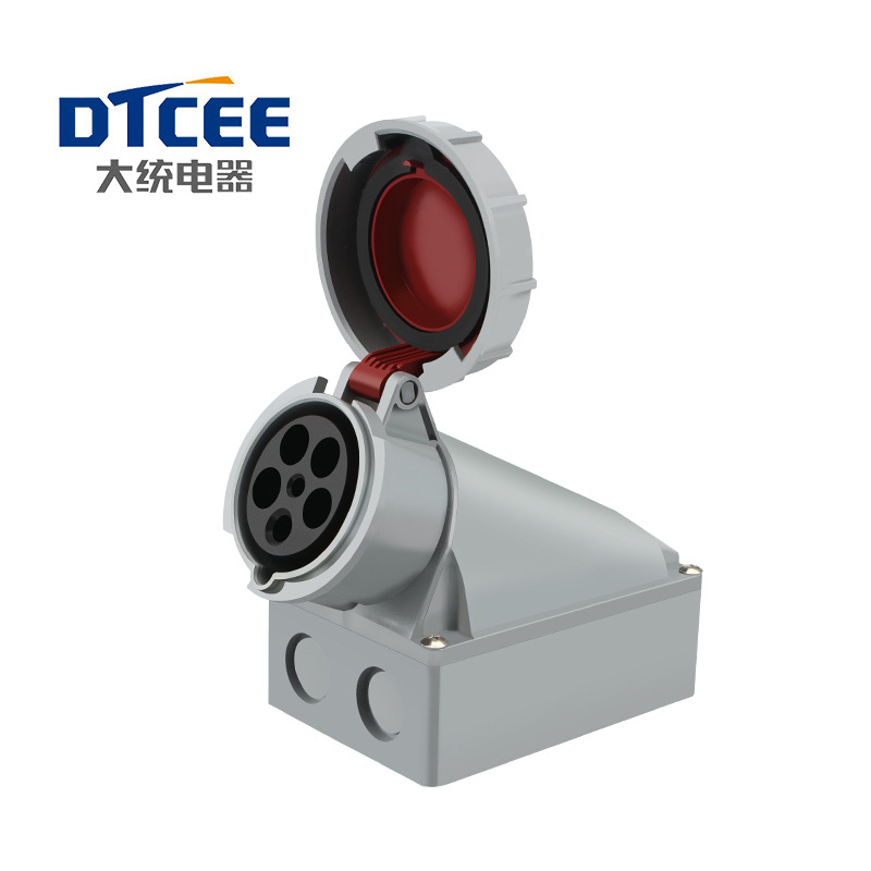 工业航空插座  厂家供应防水工业插座DTN1352壁挂式插座