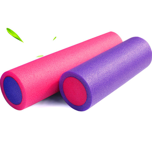 Foam roller epe yoga column fitness muscle relaxation roller massage stick solid glossy black and other colors