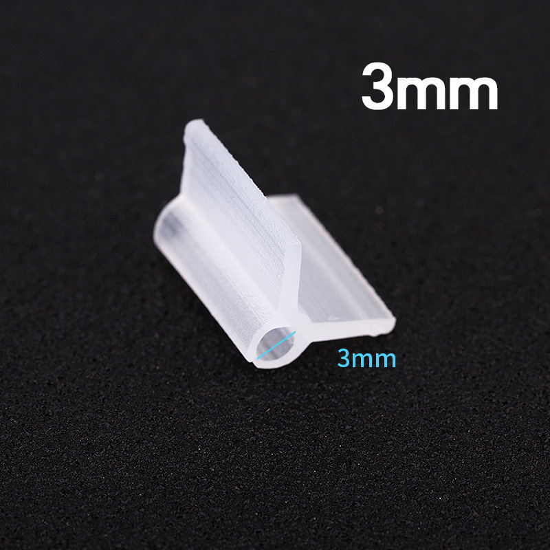 Nuevo plástico elástico no herido injerto clip diámetro 2-5mm planta vegetal injerto clip producción y procesamiento