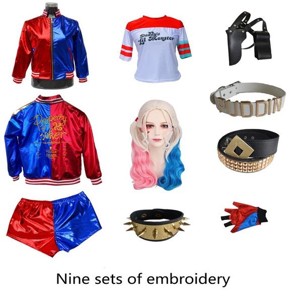 Set, bracelet, with embroidery
