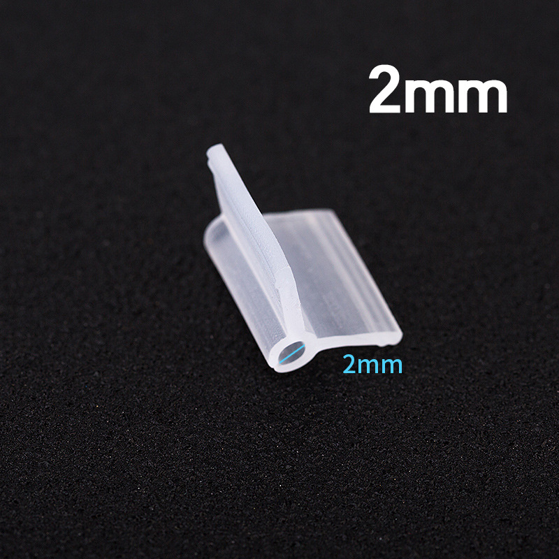 Nuevo plástico elástico no herido injerto clip diámetro 2-5mm planta vegetal injerto clip producción y procesamiento