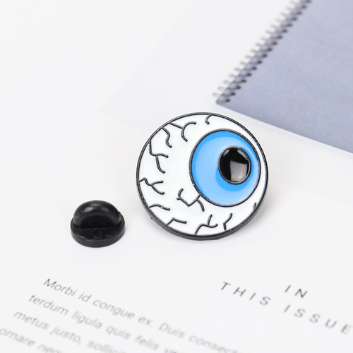 European and American new heart human organ lung brooch wholesale exaggerated brain eyes cartoon badge lapel pin
