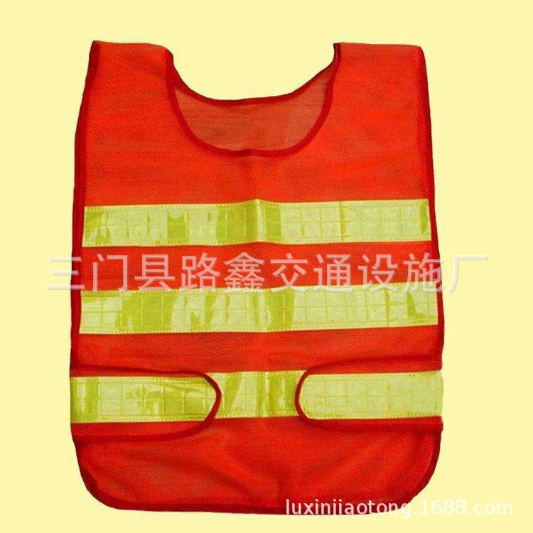 厂家直供交通背心透气反光背心反光马甲环卫交通施工骑行