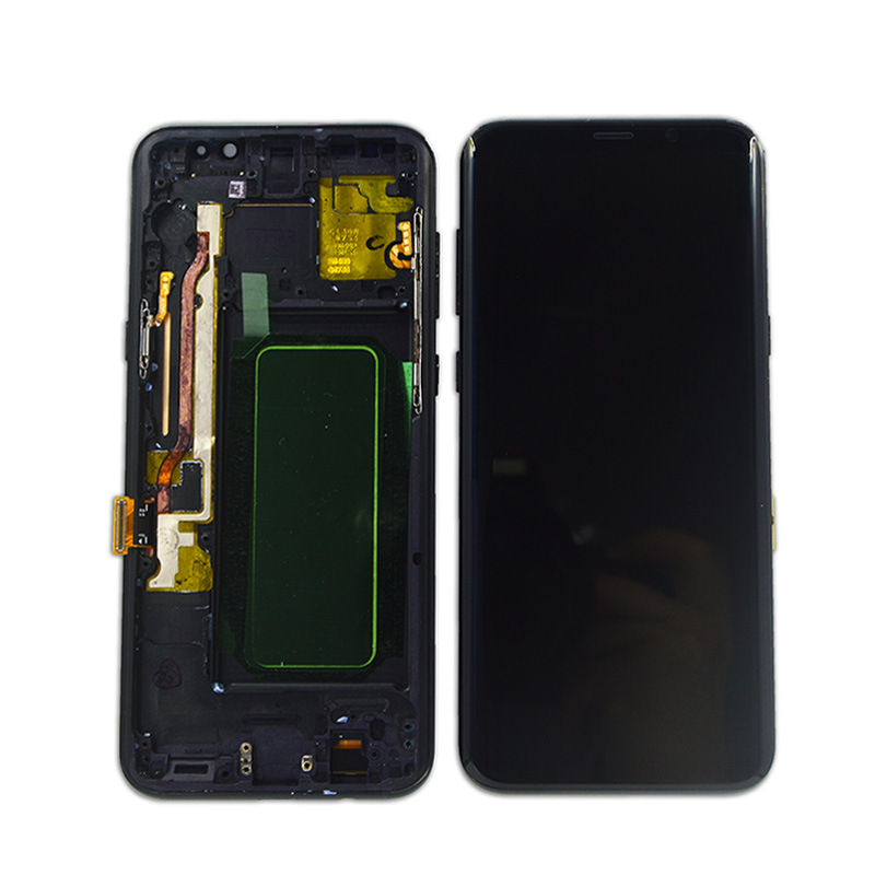Jingke es adecuado para S9 + Plus pantalla G9550/G9500 pantalla curvada Asamblea con marco S8 + dentro y fuera S8