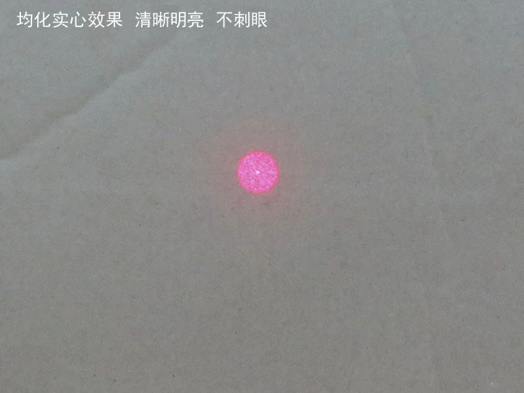Solid circle homogenizing effect red light laser circle size bead-shaped effect laser light green light blue light optional