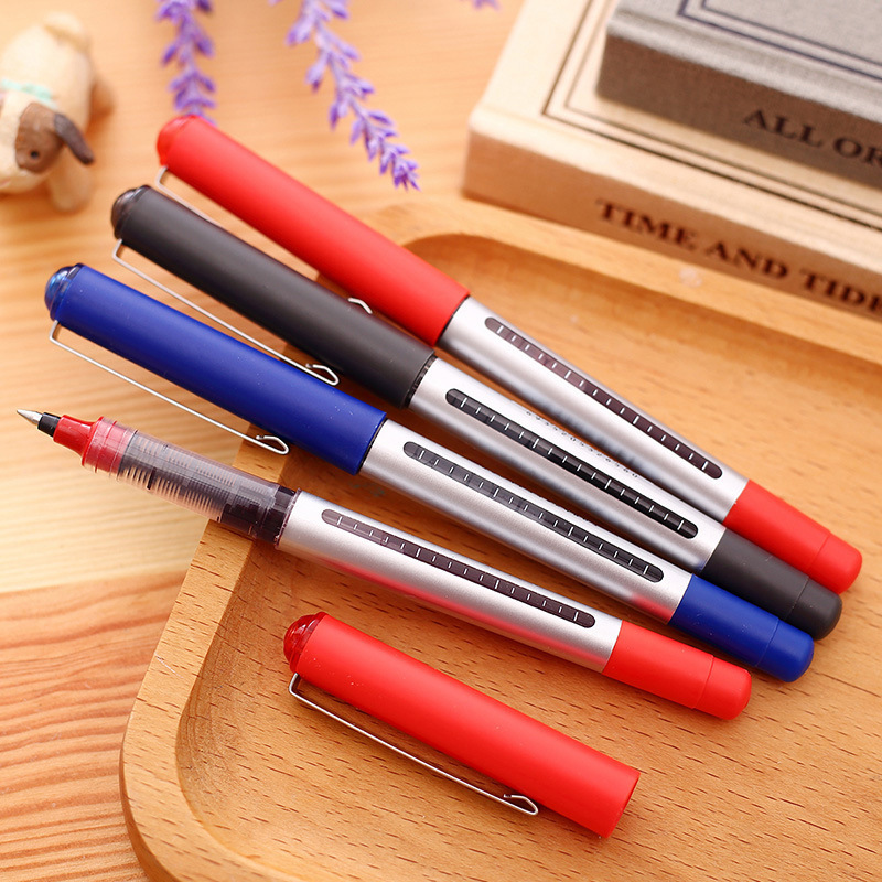 Deli S656 Direct Liquid Ball Pen Gel Pen Water-based Signature Pen 0.5mm Student Examination Pen Wholesale