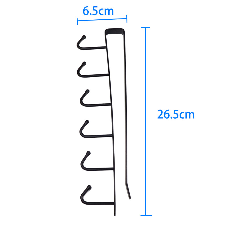 Gancho de cocina rack gabinete colgando sin costuras de uñas de hierro colgando bufanda armario de almacenamiento en rack partición organizador de rack