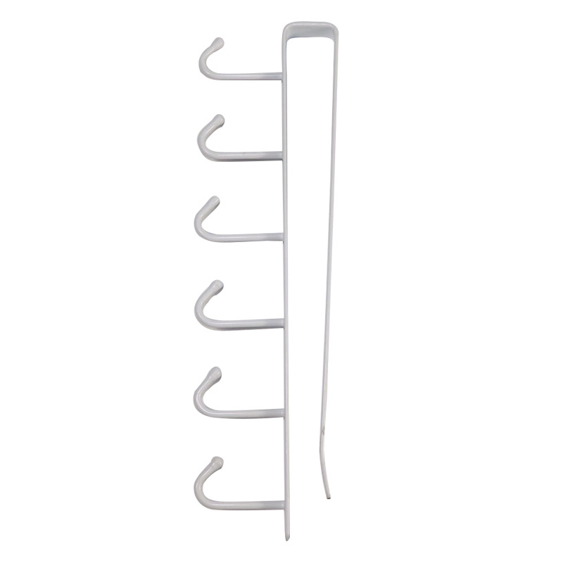 Gancho de cocina rack gabinete colgando sin costuras de uñas de hierro colgando bufanda armario de almacenamiento en rack partición organizador de rack