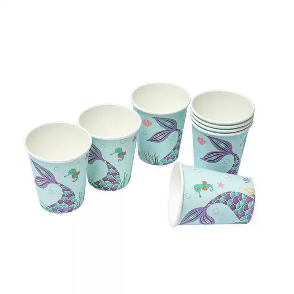 Mermaid Tail Paper Cup*10