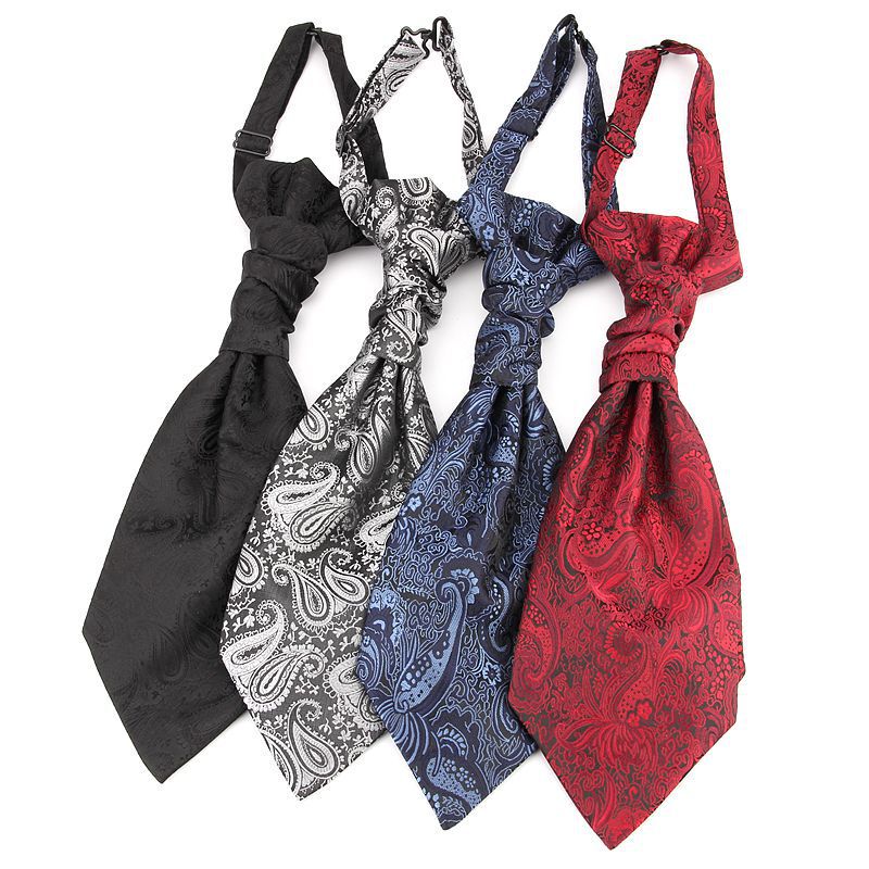 Fashion Men's Suit Vest Double Tie Trendy Foreign Trade Hong Kong Knot Tie in stock