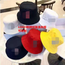 双面戴渔夫帽女满印盆帽男遮阳帽休闲帽防嗮帽户外帽微商爆款批发