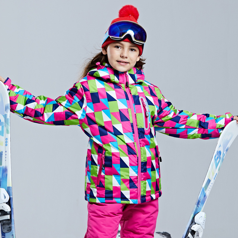 Kid's Clothing Cooloxing children's ski suits for boys and girls ski suits waterproof, warm, breathable, outdoor thickened cotton coat_voghion.com
