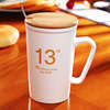 Creative Ceramic Cup Promotion Hotel Gift Bone Porcelain Cup Bringing Mark Mark Cup Manufacturer Logo Advertising Cup