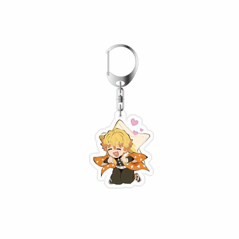 Acrylic double-sided keychain, transparent pendant