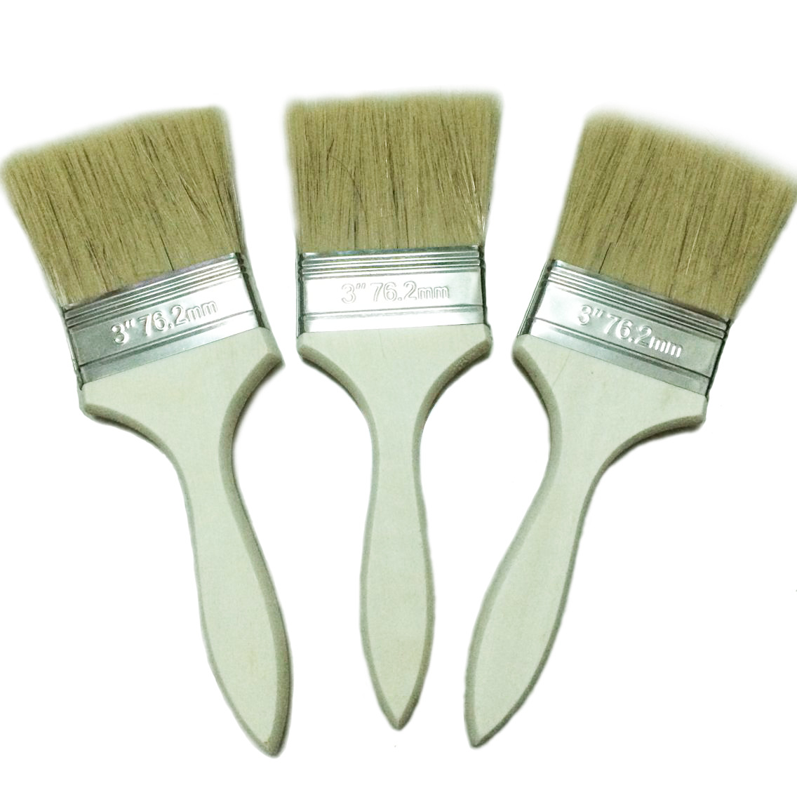 优质纯猪毛油漆刷3寸4寸木柄长毛毛刷工厂涂胶专用刷子工业用