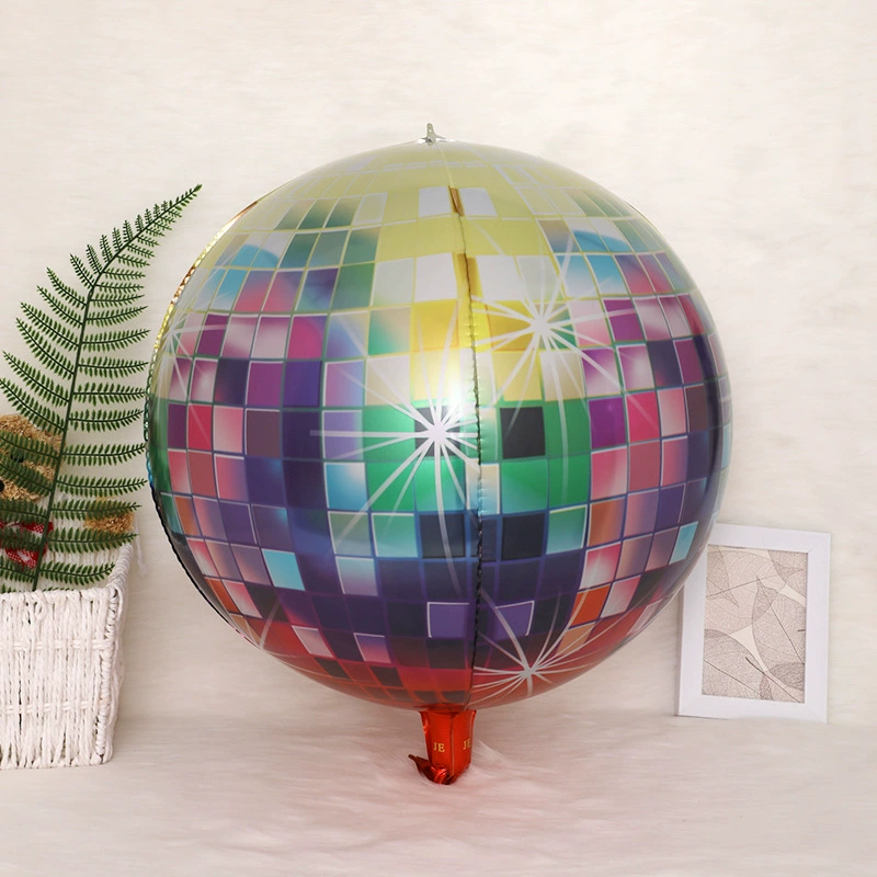 Three dimensional balloon, evening dress, 22 inch, in 4d format, gradient