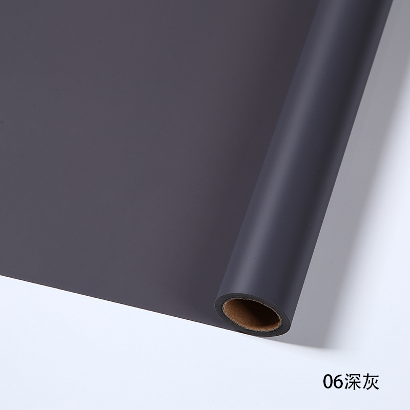 Liziran regalo Flor de papel de embalaje ramo floral flor tienda de embalaje material impermeable coreano rollo de papel liso al por mayor