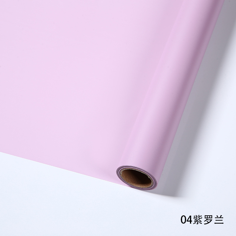 Liziran regalo Flor de papel de embalaje ramo floral flor tienda de embalaje material impermeable coreano rollo de papel liso al por mayor