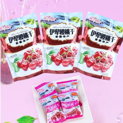 Xinjiang specialty dried cherry fruit, cool fruit, dried peach meat, office casual snacks, preserved fruit 408g dried cherries