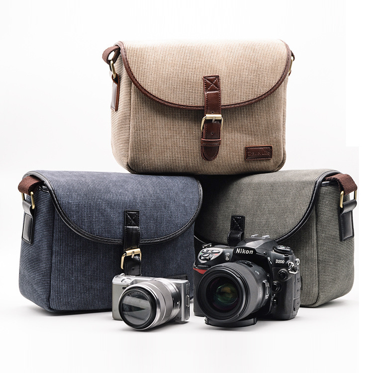 Campus Style Casual Mirrorless Slr Camera Bag Crossbody Bag 1 Mirror 2 Mirror Photography Bag Slr Bag Backpack