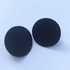 Black grid rubber cushion round single -sided collagen rubber anti -slip pad self -stick food -grade silicon rubber foot pad wholesale