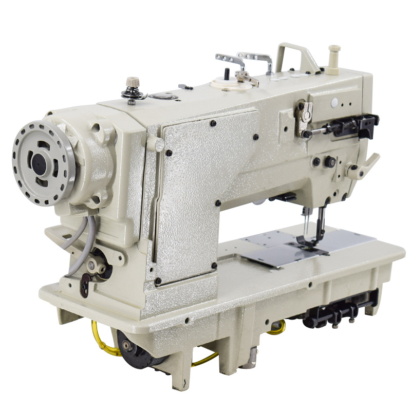 842/872 sola aguja Rod máquina doble de la aguja 845/875 aguja doble Rod ángulo recto que dobla la máquina de coser plana de la aguja doble de la impulsión directa de la computadora