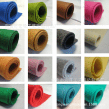 现货背景装饰背胶无纺布彩色毛毡 幼儿园不织布DIY材料包彩色毛毡