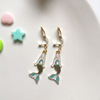 Cute cartoon earrings, fresh children's short ear clips, Korean style, simple and elegant design, no pierced ears, wholesale