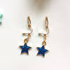 Cute cartoon earrings, fresh children's short ear clips, Korean style, simple and elegant design, no pierced ears, wholesale