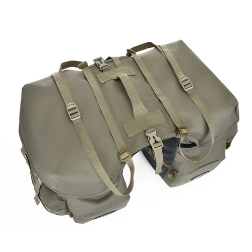 Cross-border large-capacity bicycle piggyback bag, tail bag, cycling bag, mountain bike shelf, chartered car bag, water-repellent camel bag wholesale