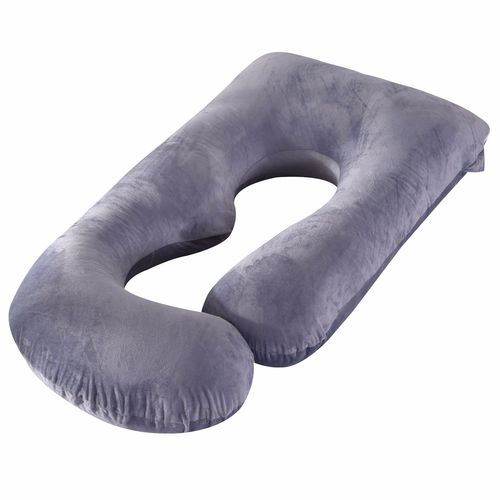 Entity Supply Pregnant Pillow, Removable Crystal Fleece G-Shaped Side-Lying Waist Support Hug Pillow