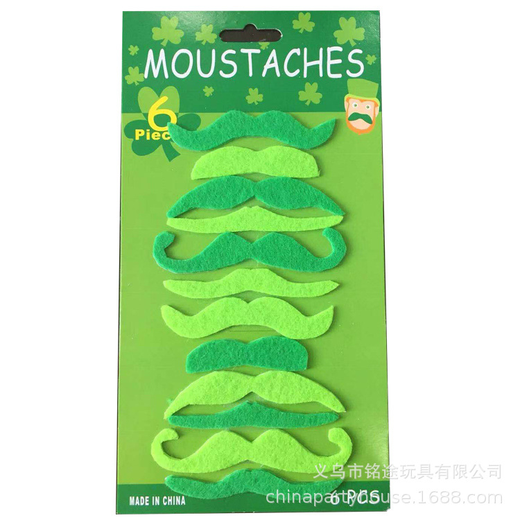 En stock irlandés Festival verde adornos traje St. Patrick Shamrock Festival Fiesta traje