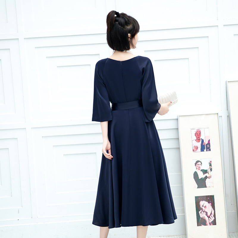 Nuevo vestido de noche transfronterizo para mujeres 2024eBay Amazon AliExpress temperamento vestido multicolor estilo se puede usar en tiempos ordinarios