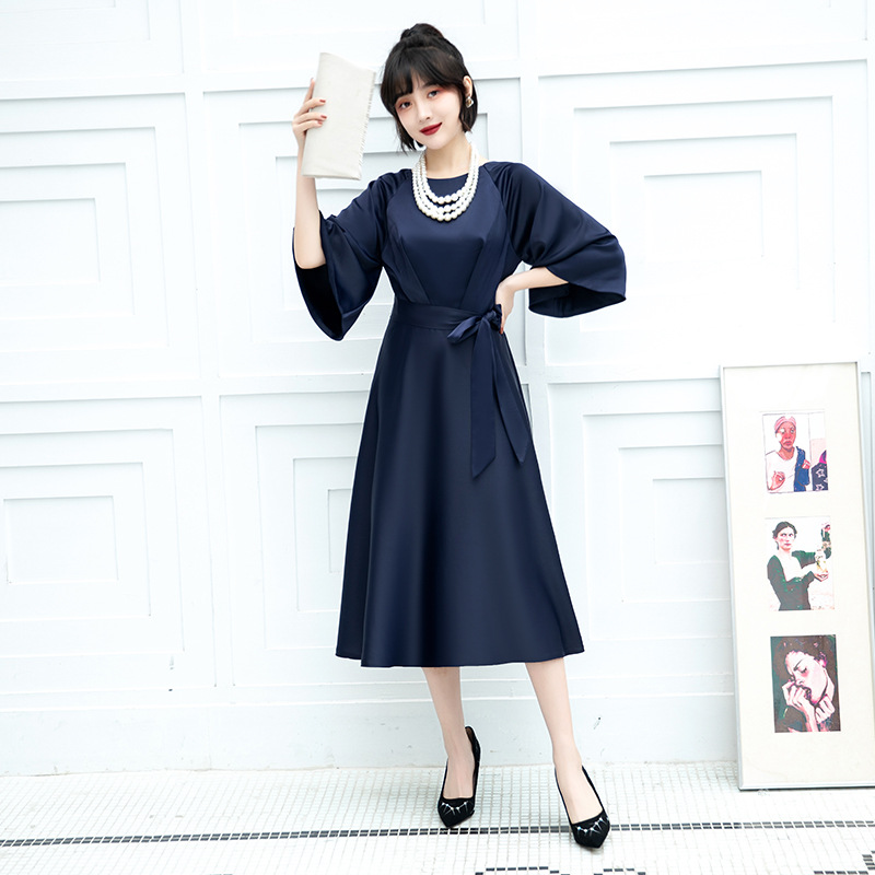 Nuevo vestido de noche transfronterizo para mujeres 2024eBay Amazon AliExpress temperamento vestido multicolor estilo se puede usar en tiempos ordinarios