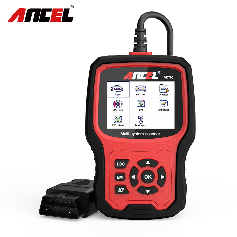 Ancel VD700 OBD2 大众奥迪专用检测仪 全系统诊断读码 清码 保养