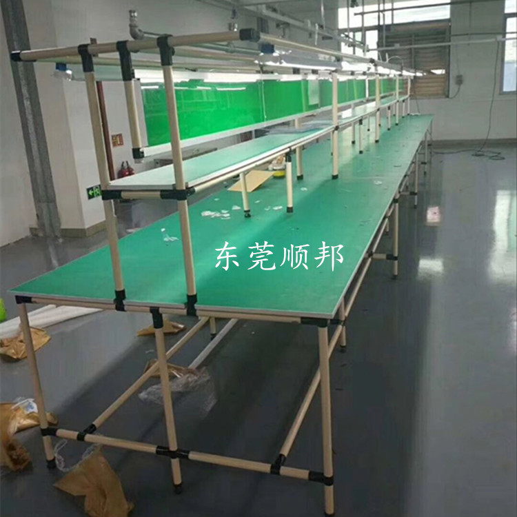 供应东莞电子厂双边工作台，电子产线双人工作台 2.4*1.2MM规格