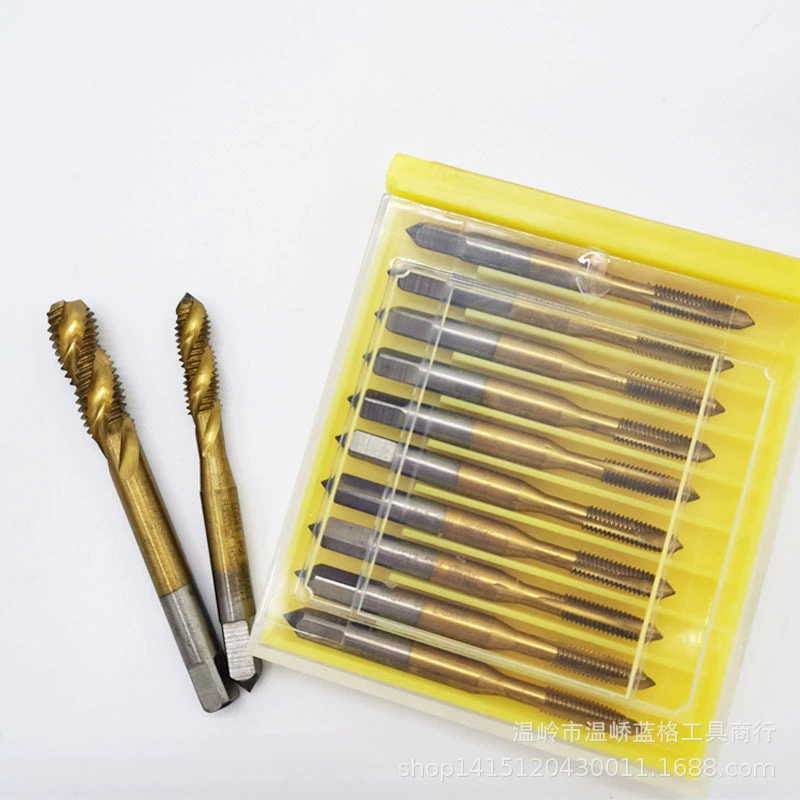 Прямые поставки с завода: титановые резьбонарезные плашки, желтые, M2.53456810121416 8*110*1.25