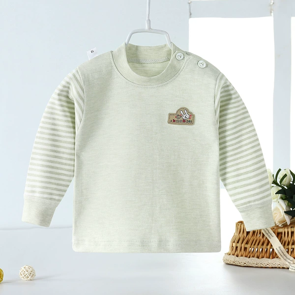 Color cotton bean green shoulder deduction standard