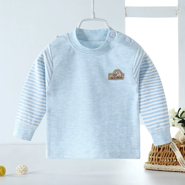Color cotton sky blue shoulder deduction standard