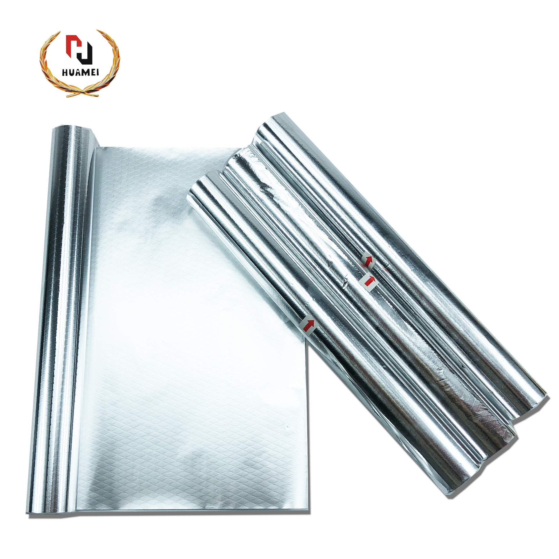 铝箔 定制30CM1.2丝宽立体花纹烧烤BBQ铝箔包装厨房烘培纯铝箔卷