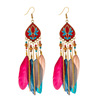 Feather earrings 2024 Your Titi Yiwu Diqian Jewelry