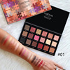 Pearlescent eyeshadow palette, new collection, 18 colors, earth tones, wholesale
